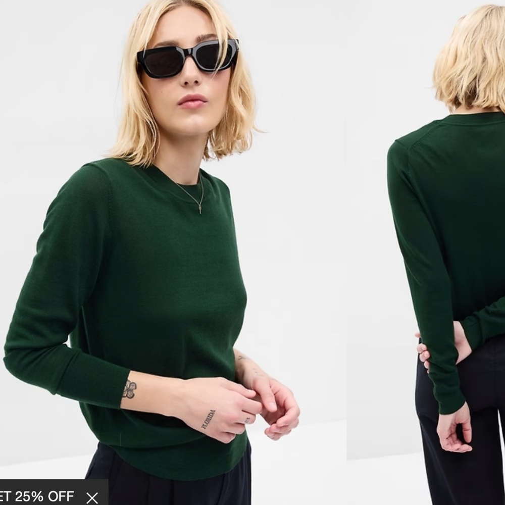 NWT - GAP Merino Wool Crewneck Sweater